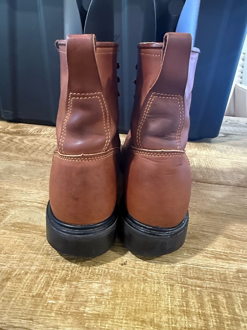 Vintage Red Wing Lace Up Boots | Size 9.5 B - Picture 4 of 13